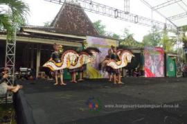 Kelompok Jathil Hargosari ikut Festival di Bunder